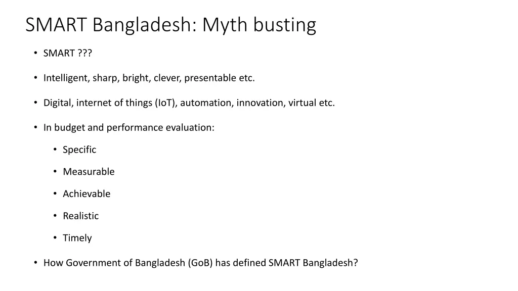 smart bangladesh myth busting