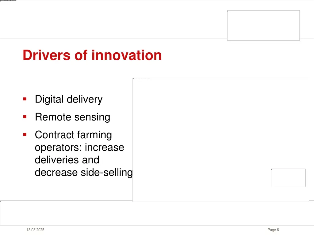 drivers of innovation