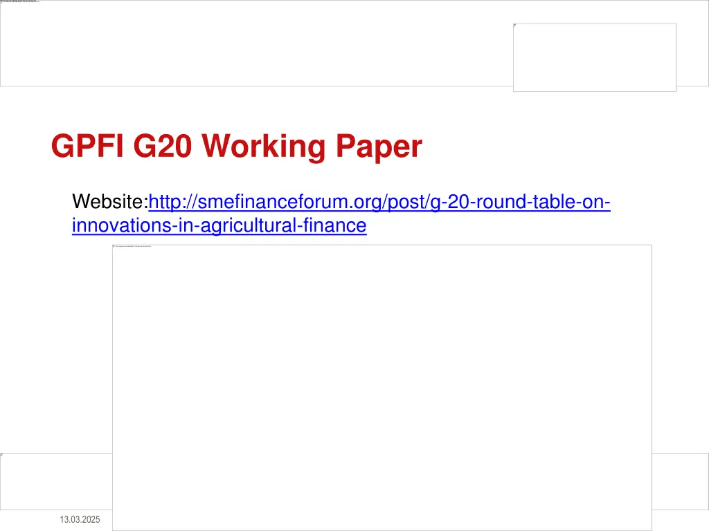 gpfi g20 working paper
