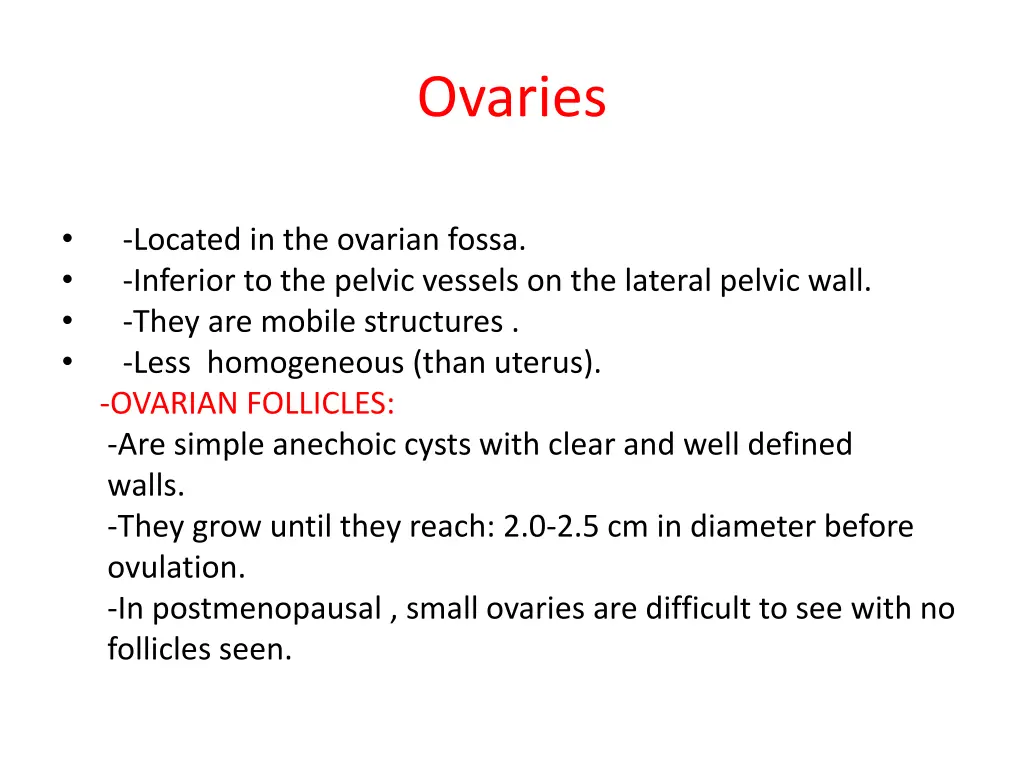 ovaries