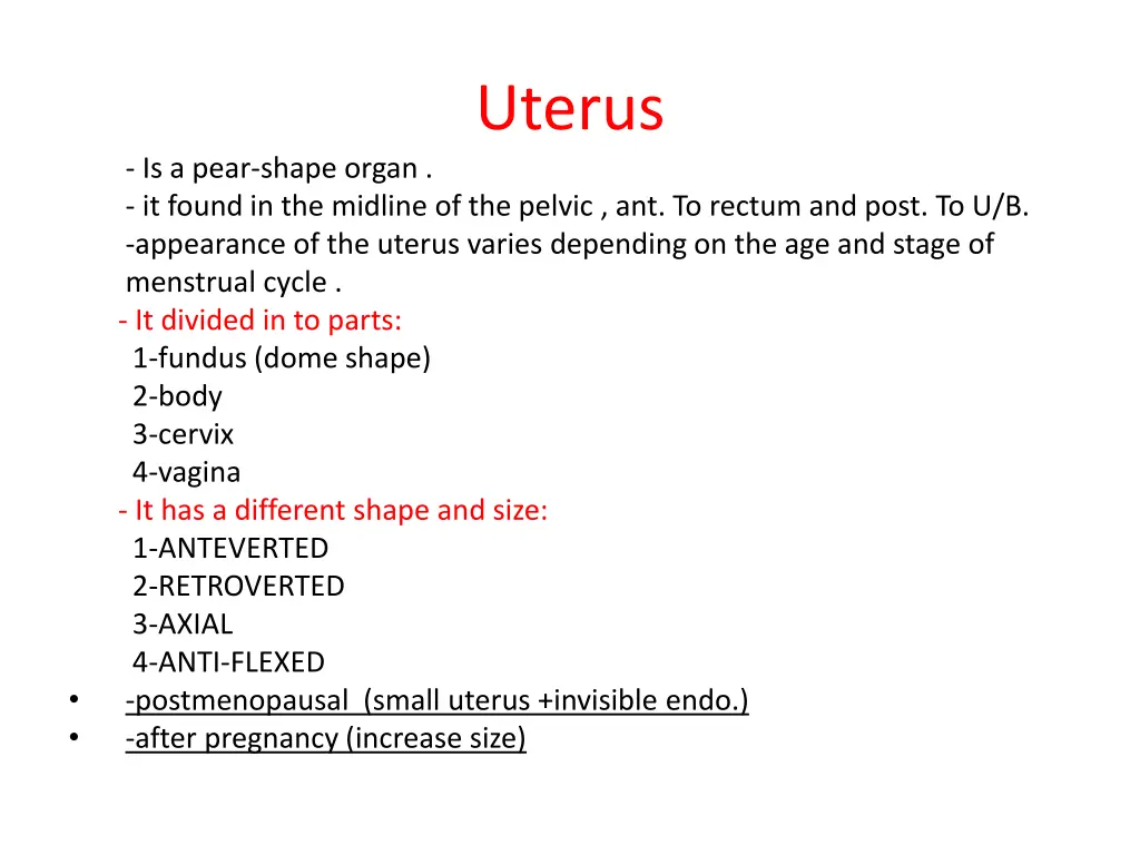uterus