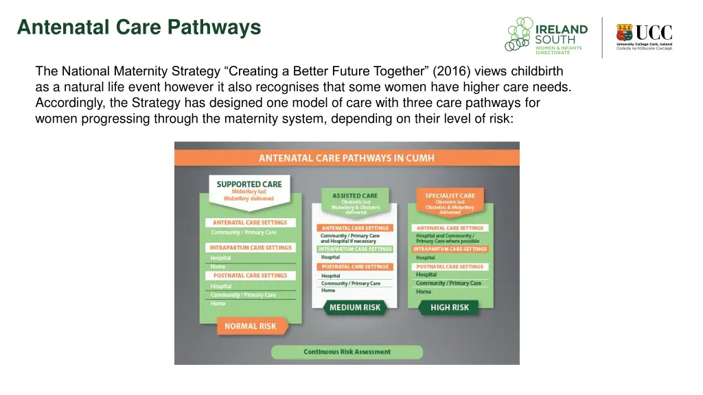 antenatal care pathways
