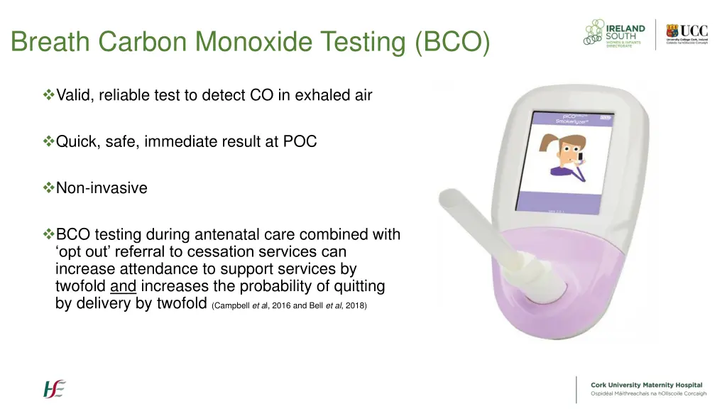 breath carbon monoxide testing bco