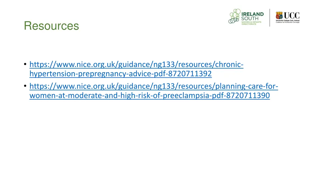 resources