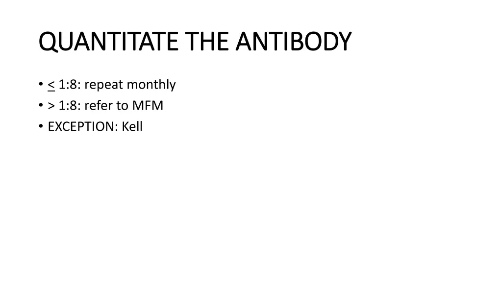 quantitate the antibody quantitate the antibody 1