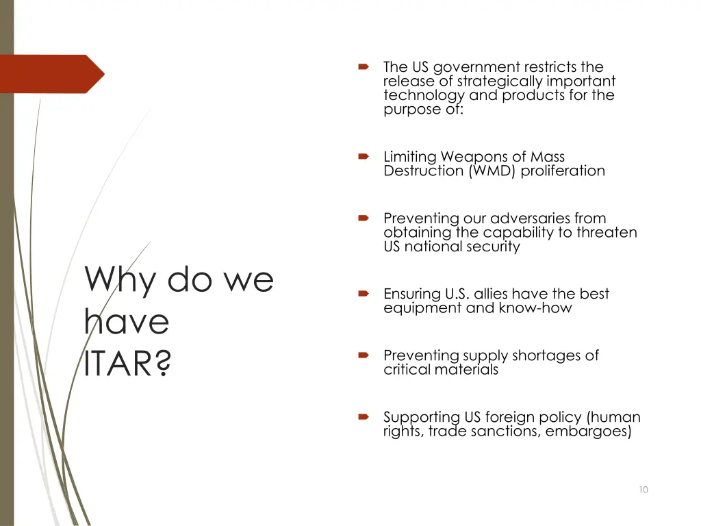 the us government restricts the release
