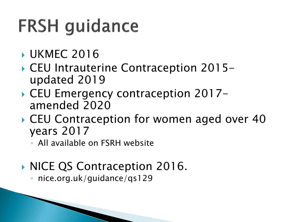 ukmec 2016 ceu intrauterine contraception 2015