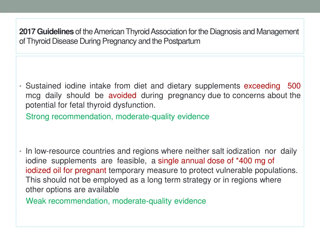 2017 guidelines of the american thyroid 2