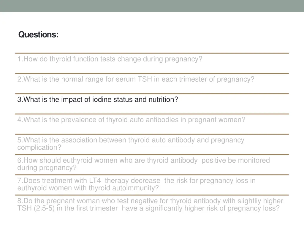 questions 3