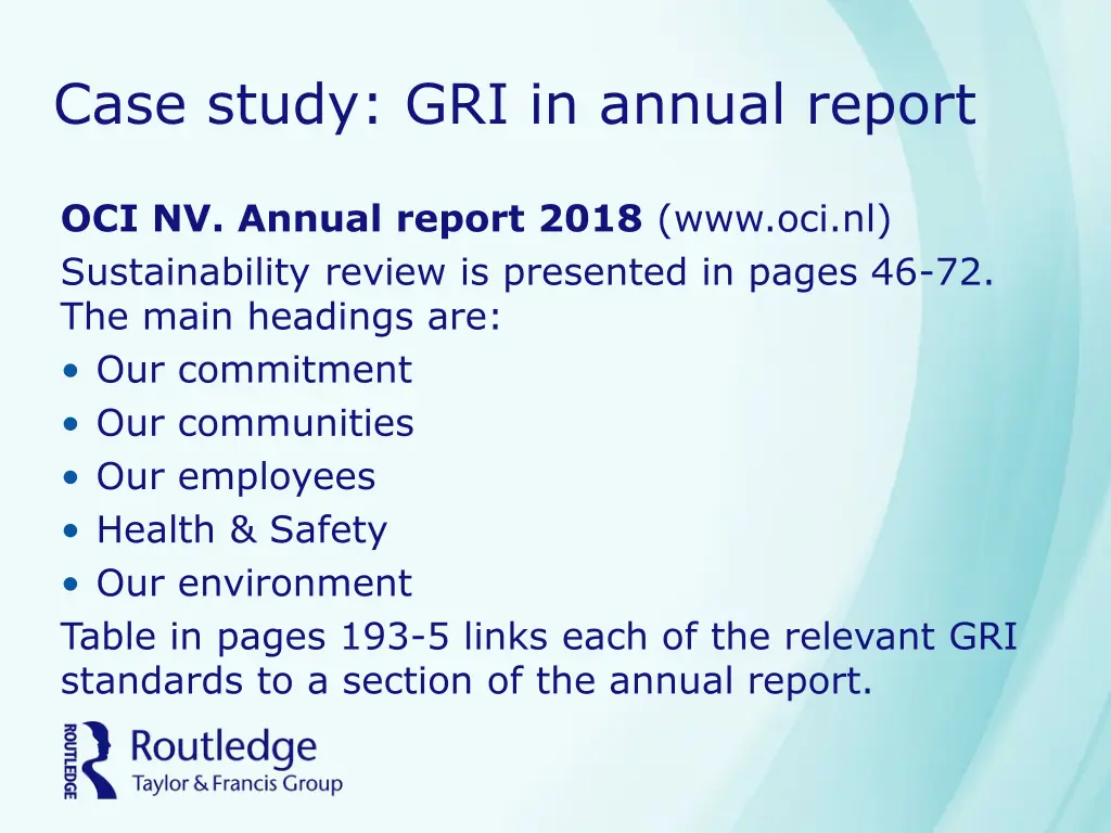 case study gri in annual report