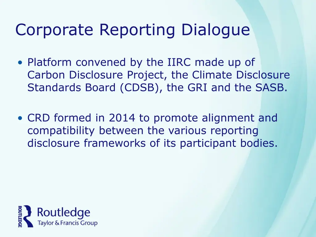 corporate reporting dialogue