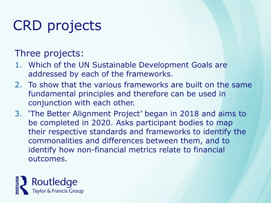 crd projects