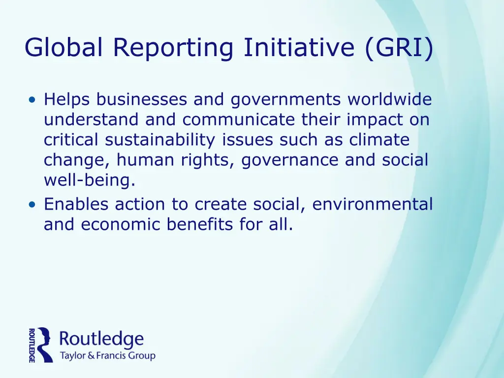 global reporting initiative gri