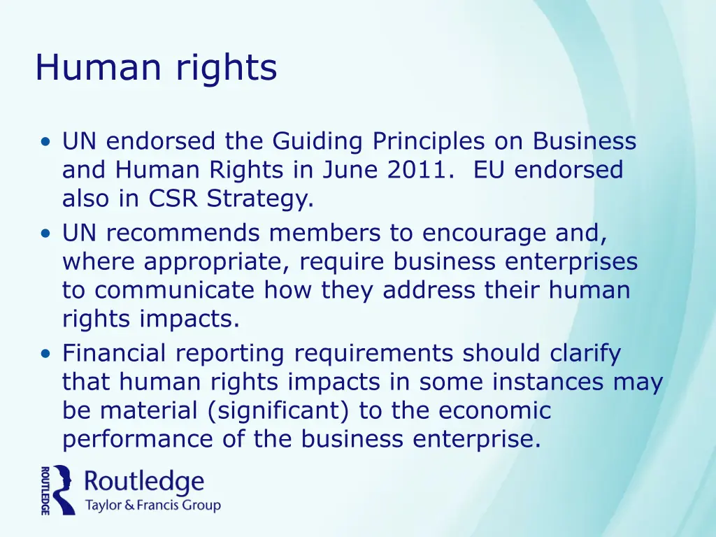 human rights