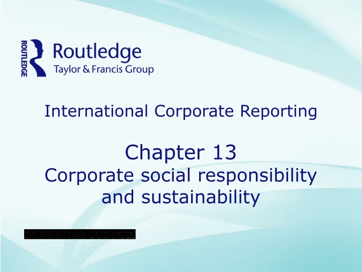 international corporate reporting