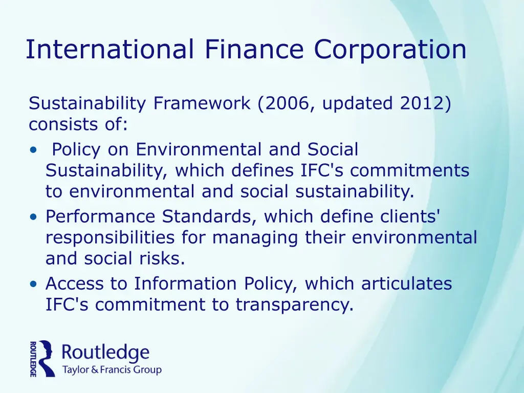international finance corporation