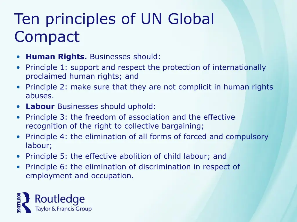 ten principles of un global compact