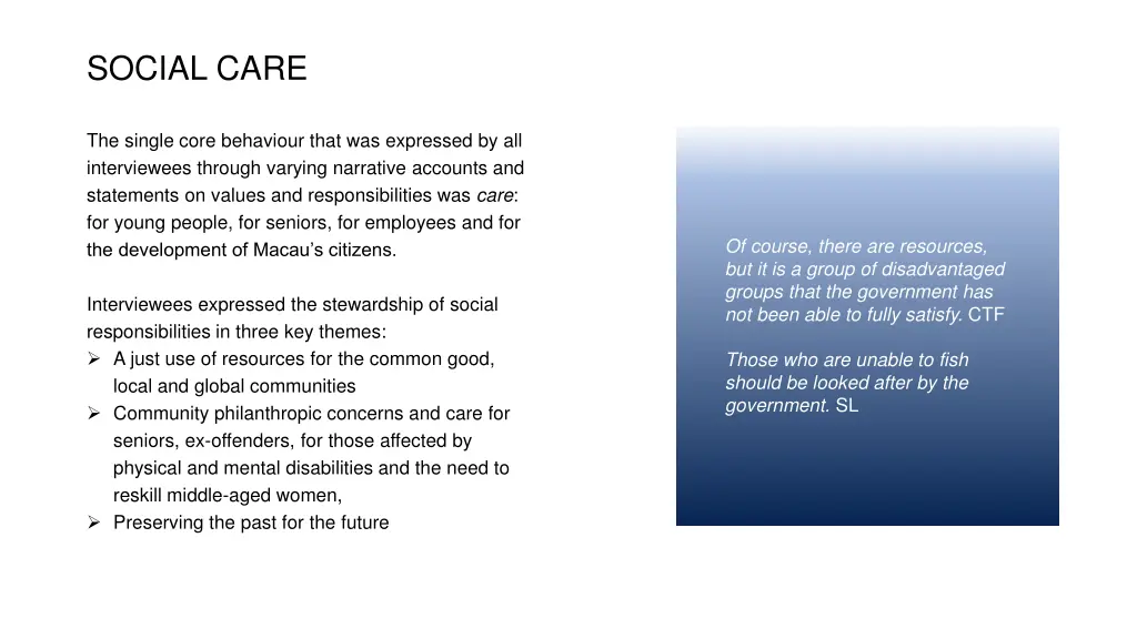 social care