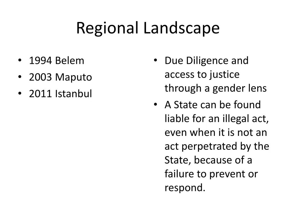 regional landscape