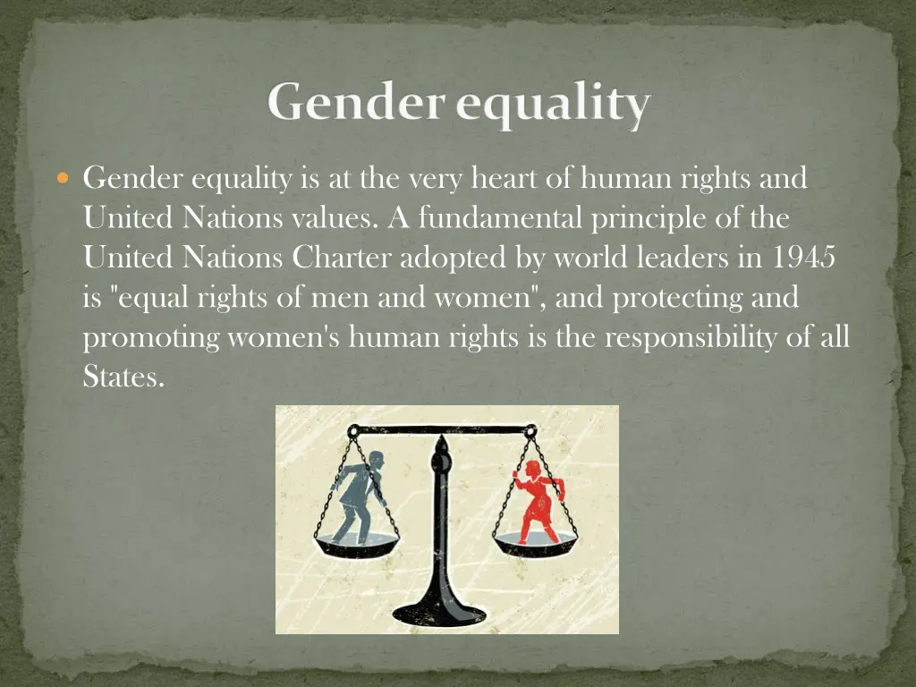 gender equality