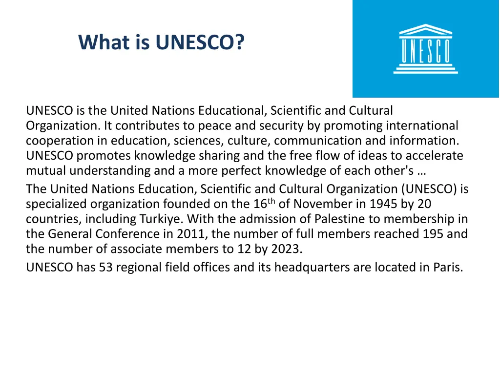 what is unesco