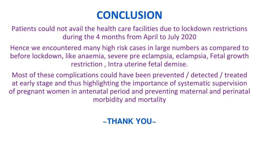 conclusion