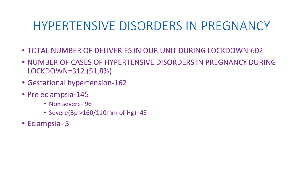 hypertensive disorders in pregnancy
