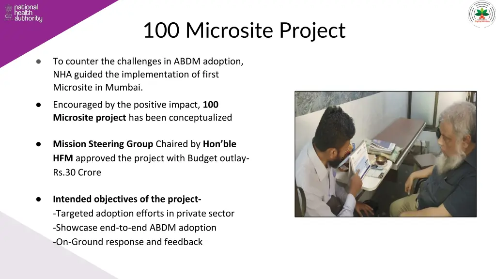 100 microsite project