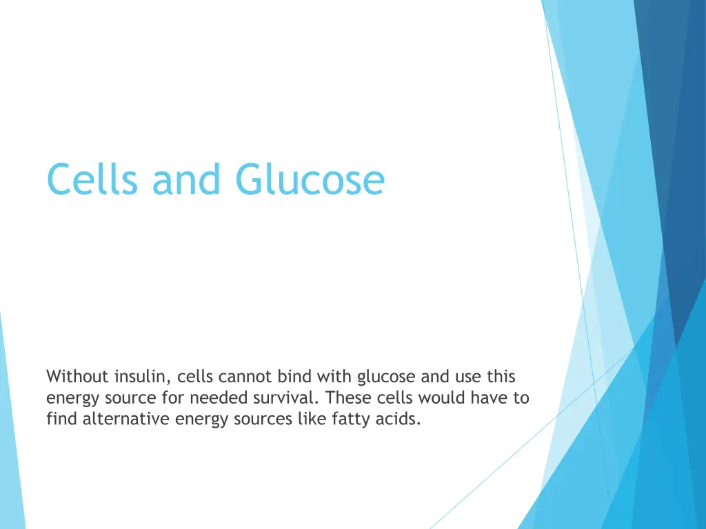 cells and glucose