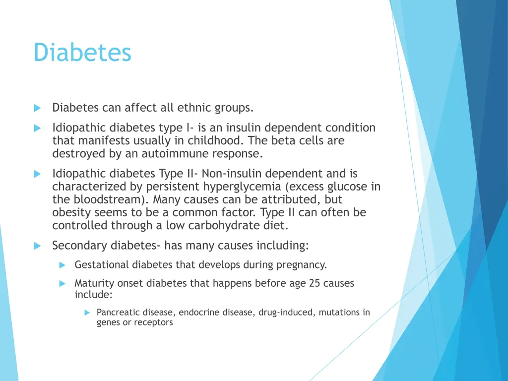 diabetes