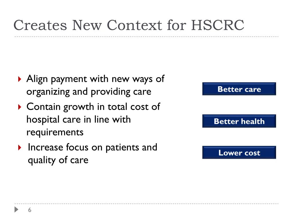 creates new context for hscrc