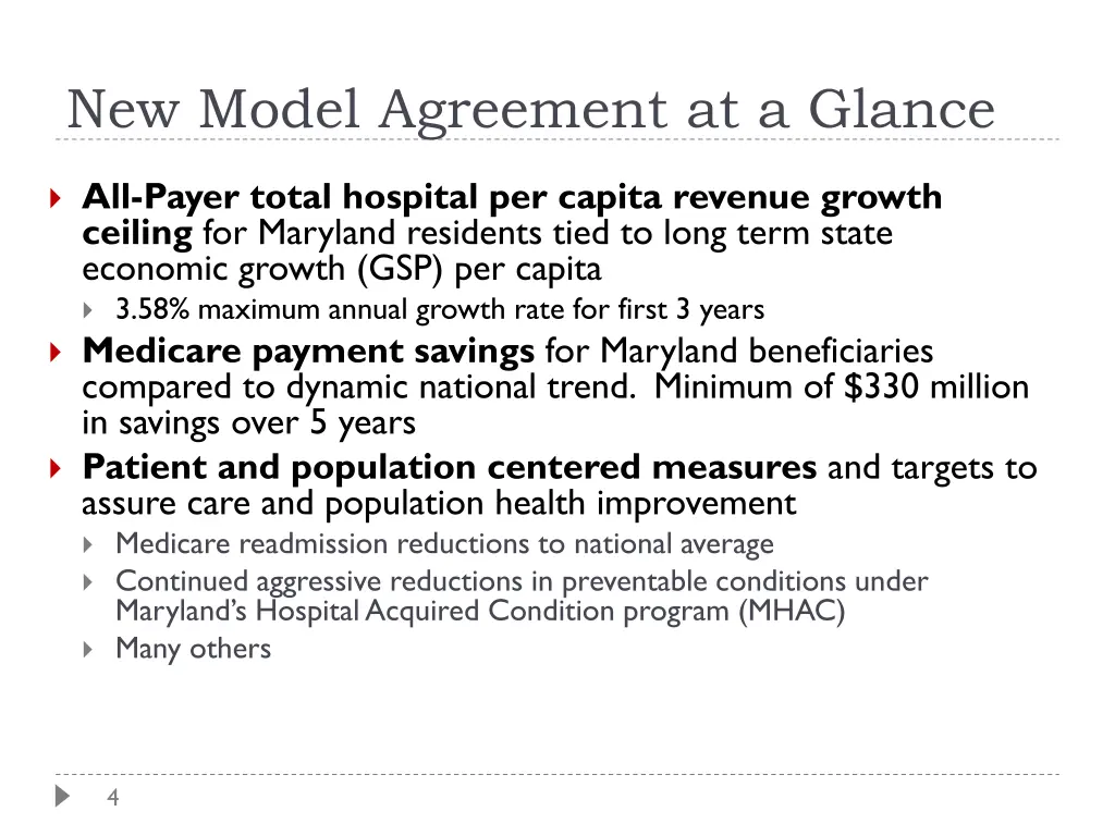 new model agreement at a glance