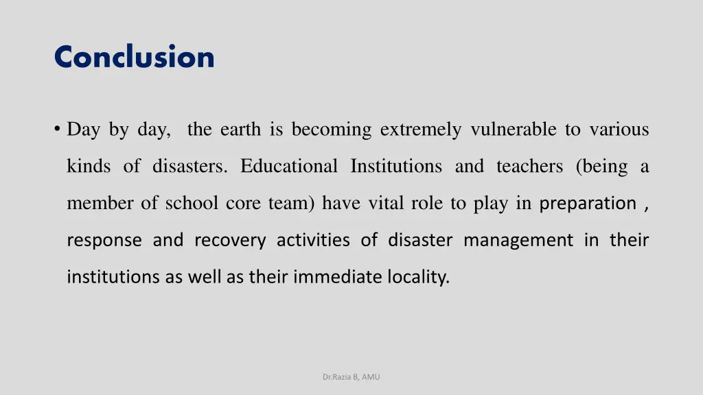 conclusion