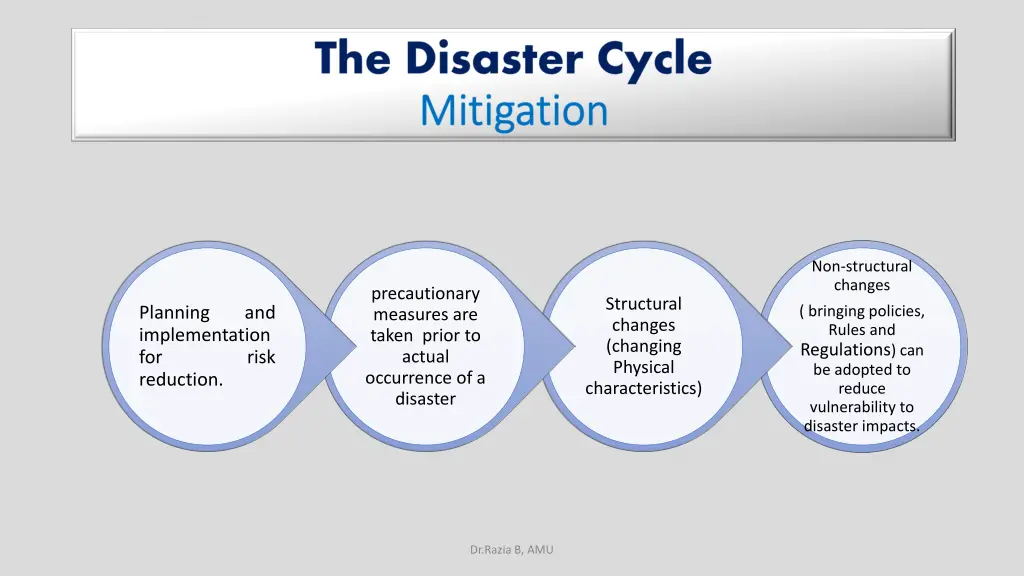 non structural changes