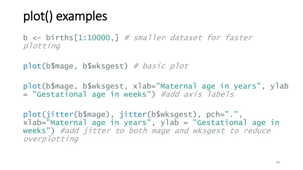 plot examples plot examples