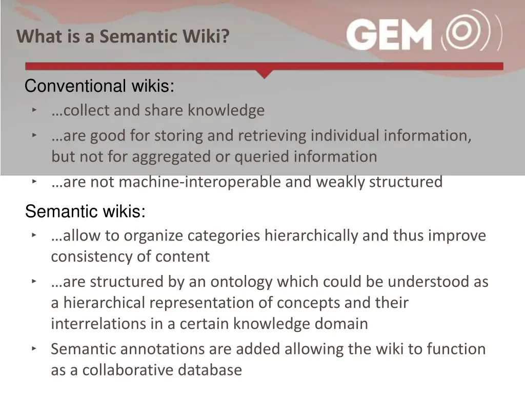 what is a semantic wiki