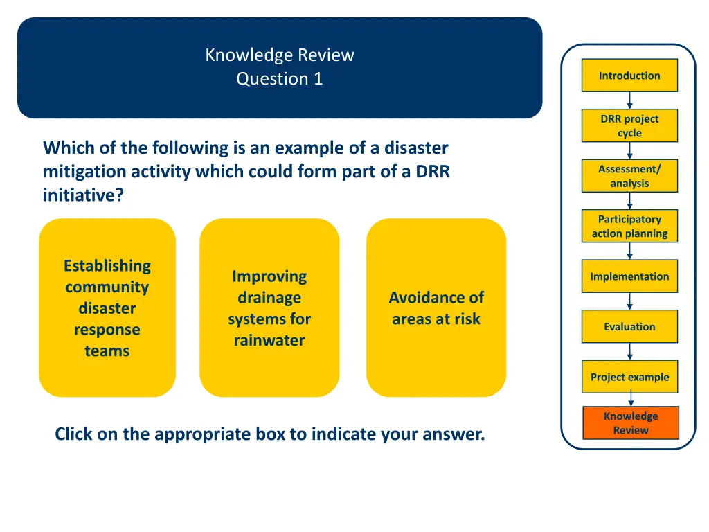 knowledge review question 1