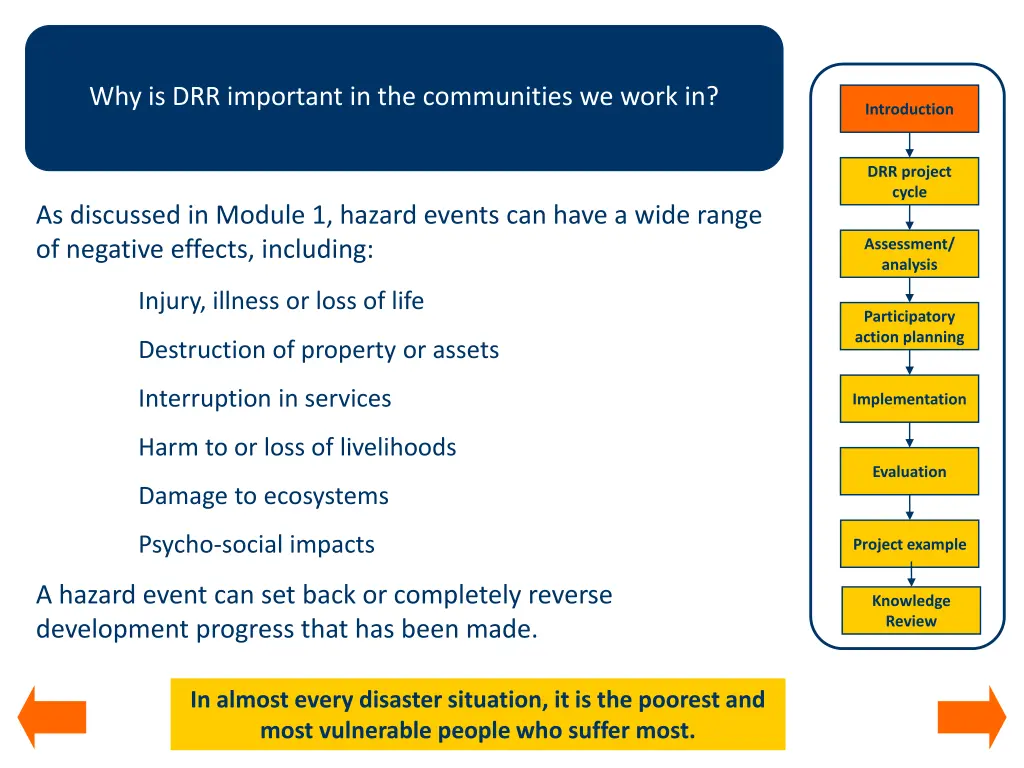 why is drr important in the communities we work in