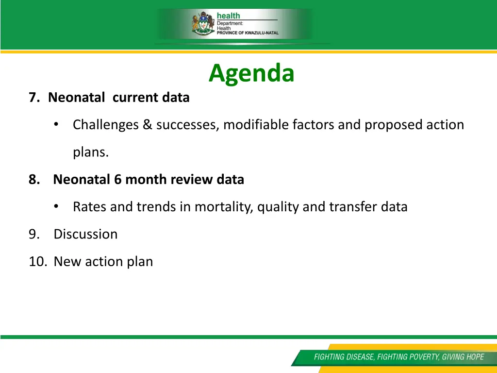 agenda 1