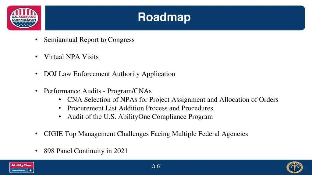 roadmap