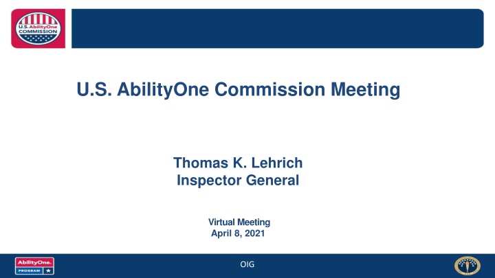 u s abilityone commission meeting