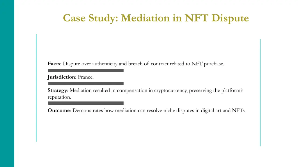 case study mediation in nft dispute
