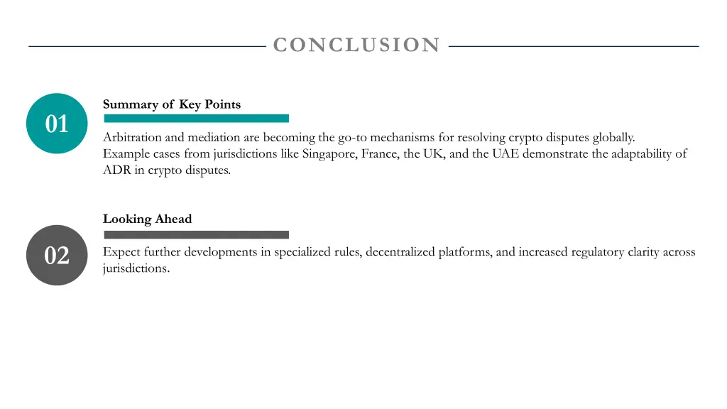 conclusion 1