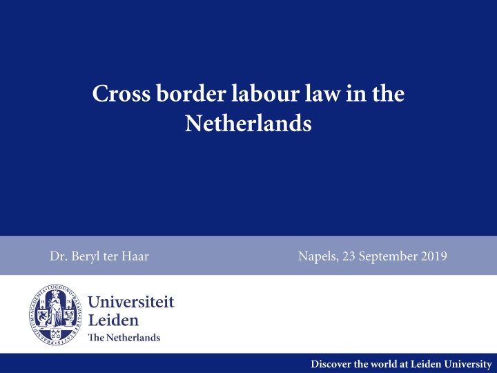 cross border labour law in the netherlands