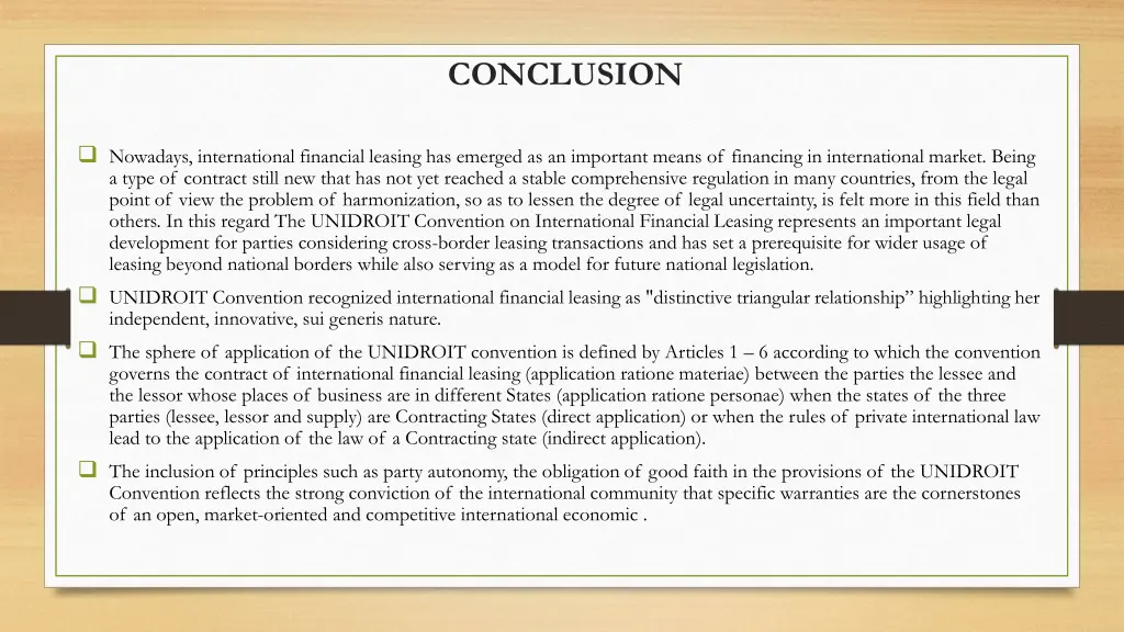 conclusion