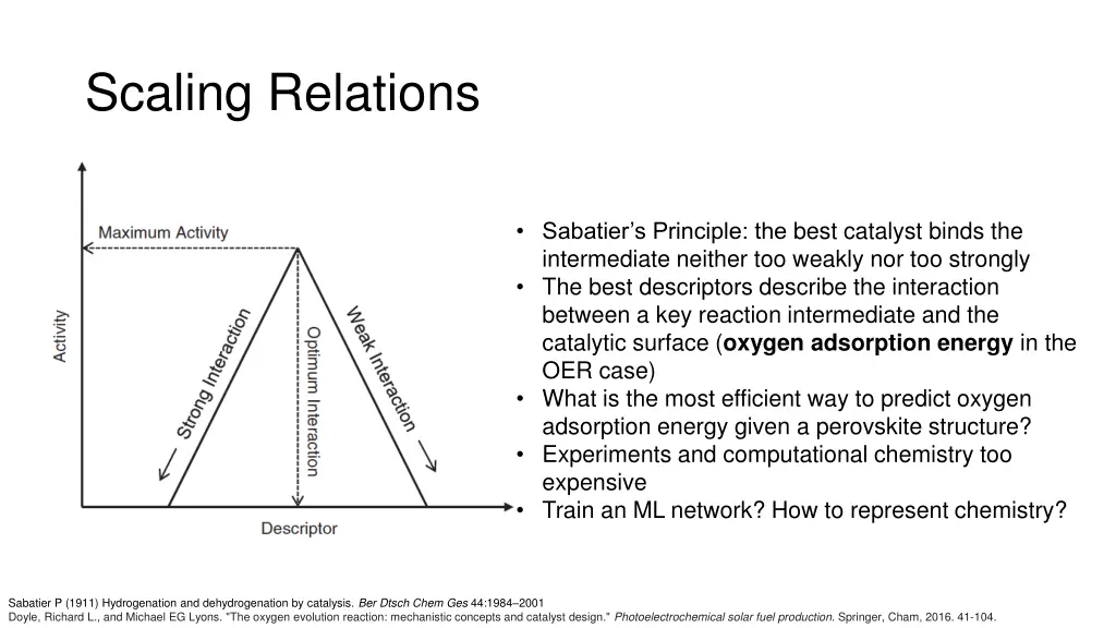 scaling relations