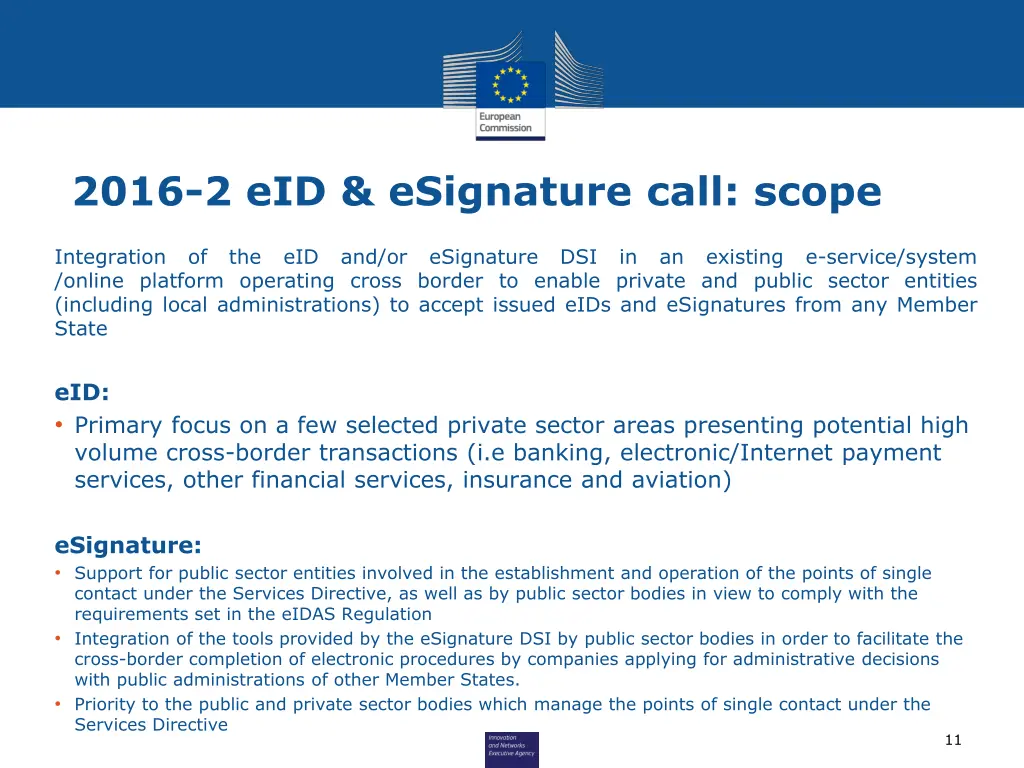 2016 2 eid esignature call scope