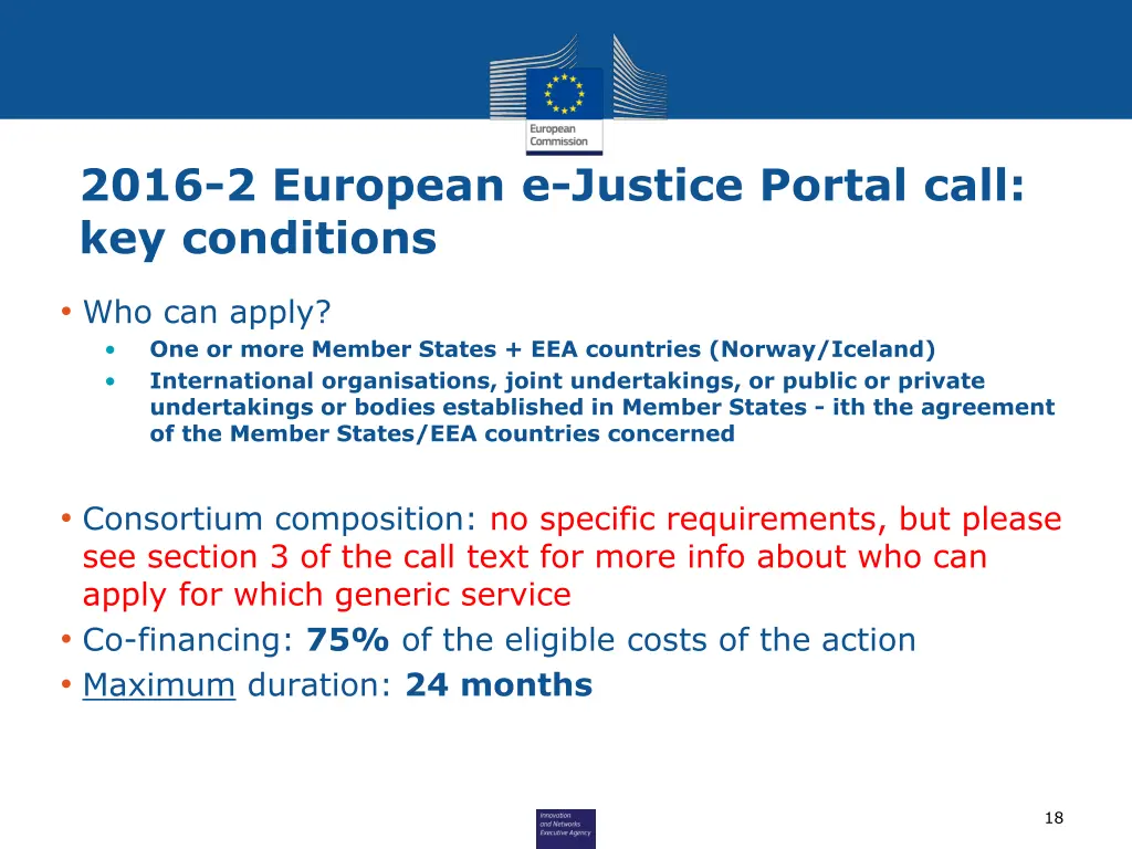 2016 2 european e justice portal call