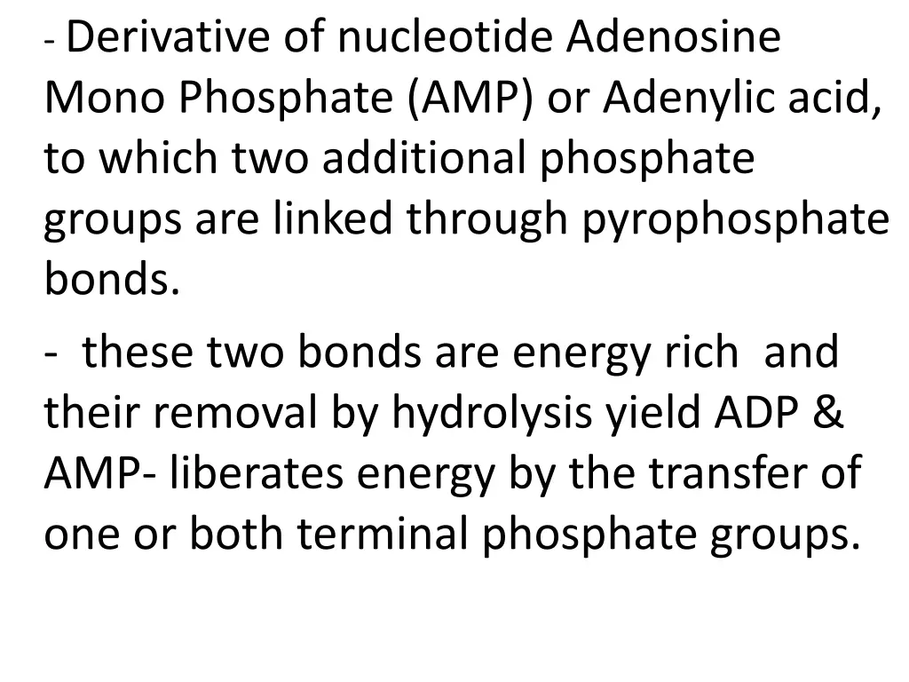 derivative of nucleotide adenosine mono phosphate