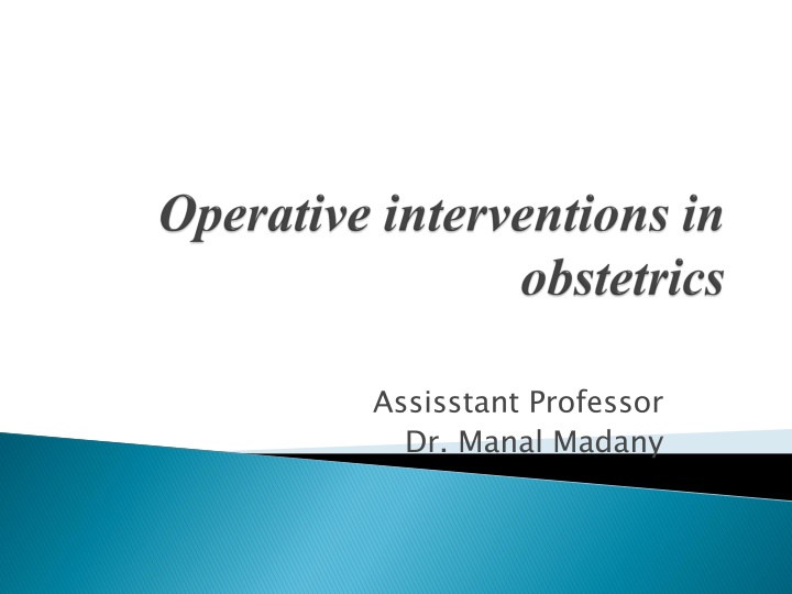 assisstant professor dr manal madany